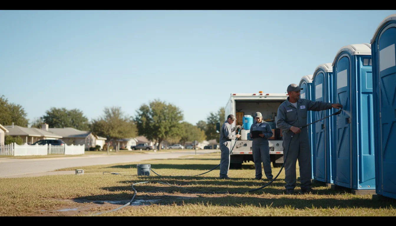 Long-Term Portable Toilet Rental in Claremont, IL near me
